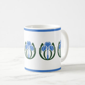 Caneca De Café Art Nouveau Iris Coffee Mug