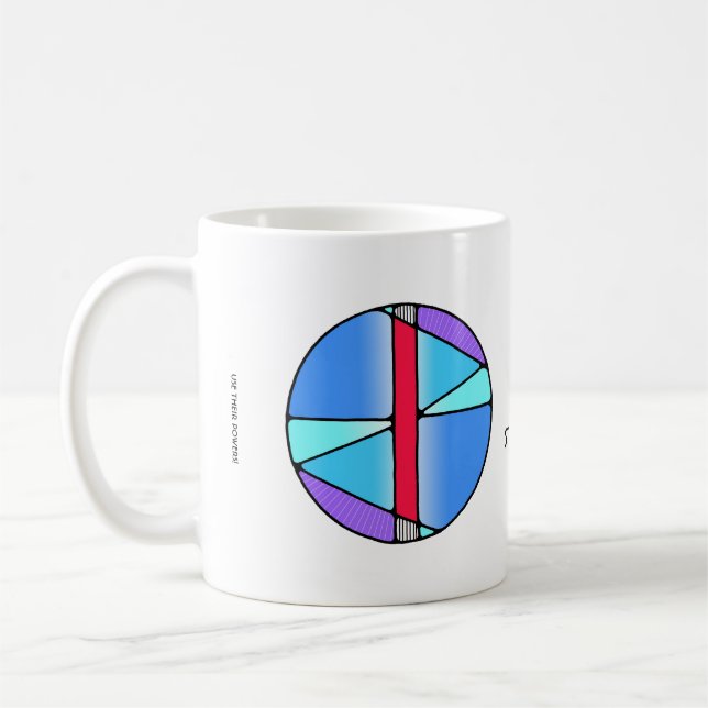 Caneca De Café Art Nouveau Isa Rune Mug - STILLNESS (Esquerda)