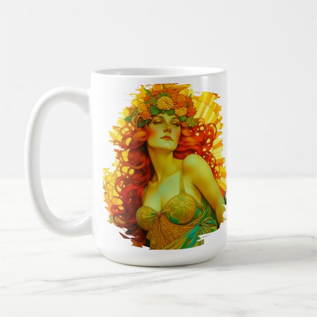 Caneca De Café Art Nouveau Litha (Esquerda)