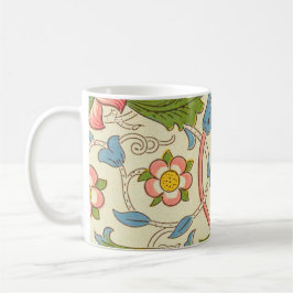Caneca De Café Art nouveau lodden pattern - William Morris