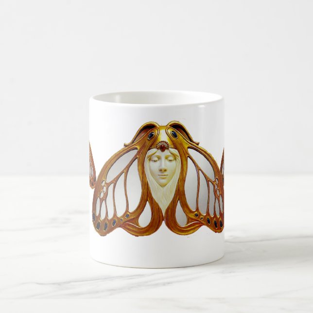 CANECA DE CAFÉ ART NOUVEAU MULHER (Centro)