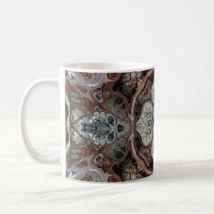 Caneca De Café Art nouveau - padrão geométrico de vinheta