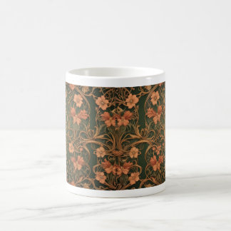 Caneca De Café Art Nouveau Por Todos Os Padrões