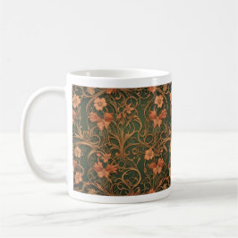 Caneca De Café Art Nouveau Por Todos Os Padrões