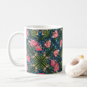 Caneca De Café Art Nouveau Tulip Garden Colorido