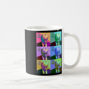 Caneca De Café Art Trump Mugshot