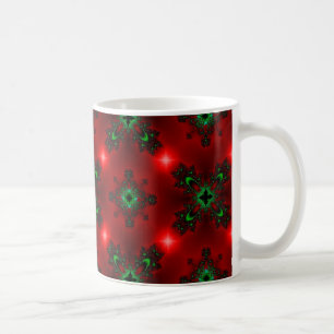 Caneca De Café Artdeco de Natal em Estilo Retroativo