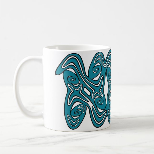 Caneca De Café Arte abstracta (Esquerda)