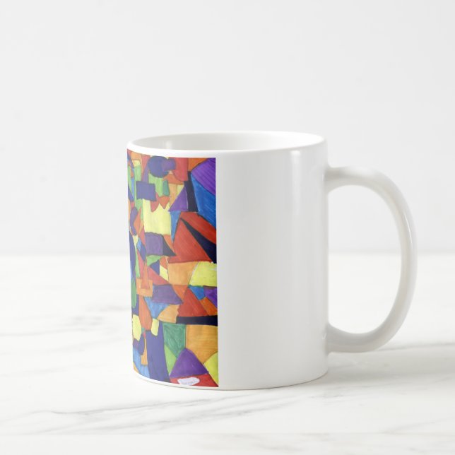 Caneca De Café Arte abstracta a ser (Direita)