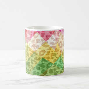 Caneca De Café Arte abstracta abstrata 3 da pintura  