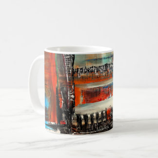 Caneca De Café Arte Abstrata