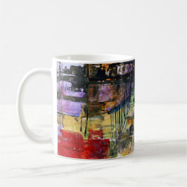 Caneca De Café Arte Abstrata