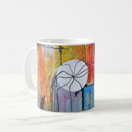 Caneca De Café Arte Abstrata 