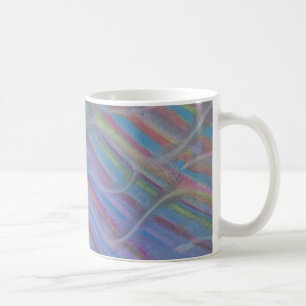 Caneca De Café Arte abstrata colorida única P40M