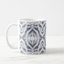 Caneca De Café Arte Abstrata de Aquarela Branca Luz Esperança