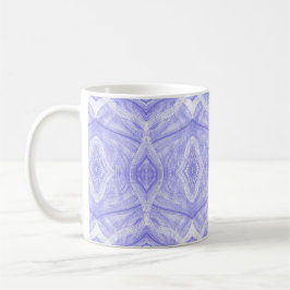 Caneca De Café Arte Abstrata de Aquarela Roxa Psychomachia
