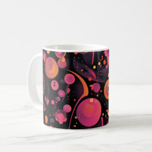 Caneca De Café Arte abstrata geométrica. Estilo: Não-figurativo
