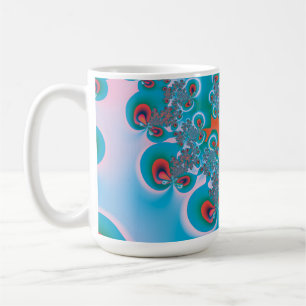 Caneca De Café Arte Abstrata Jardim de Primavera