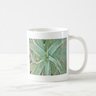 Caneca De Café Arte acrílica incrível Aloe Vera