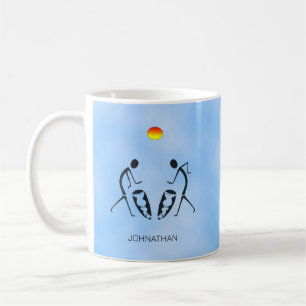 Caneca De Café Arte Africana, Dançarinas Silhouette e Drumming