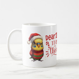 Caneca De Café Arte Animal Chiclet Natalina Fofo