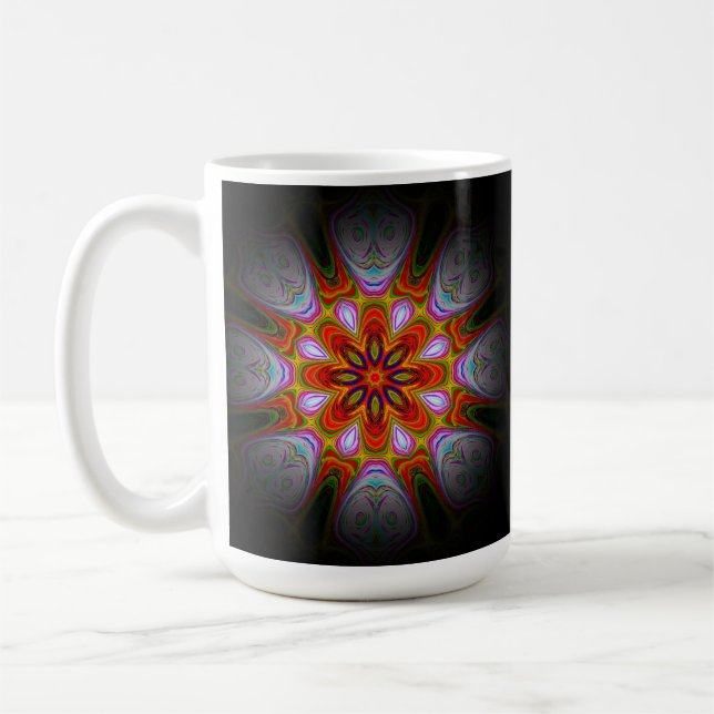 Caneca De Café Arte Antiga Abstrata-43766 (Esquerda)
