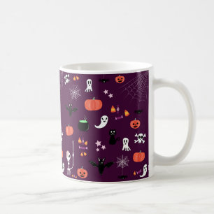 Caneca De Café Arte Assustadoramente Fofa de Halloween