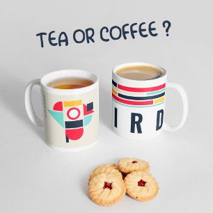 Caneca De Café Arte Bauhaus - Bird.