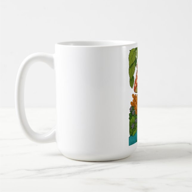 Caneca De Café Arte botânica (Esquerda)