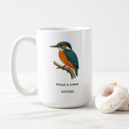 Caneca De Café Arte Botânica Personalizada de um Pássaro Martim-P
