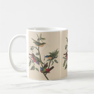 Caneca De Café Arte Colorida de Pintassilgo Pintado Audubon Vinta