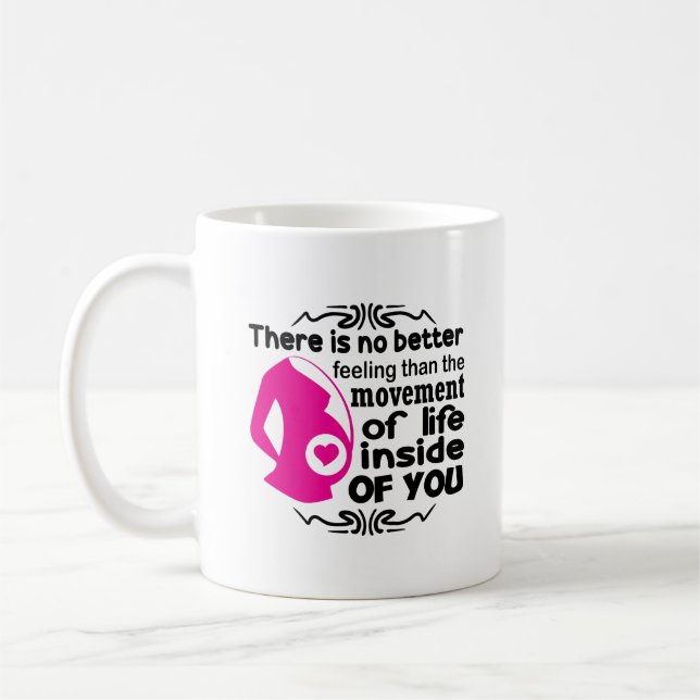 Caneca De Café Arte com palavras de sentimento de Mãe Fofa (Esquerda)