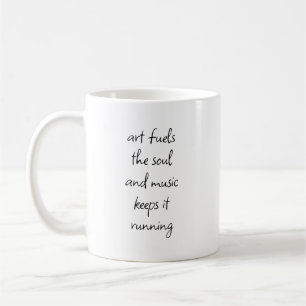Caneca De Café Arte Comanda A Alma