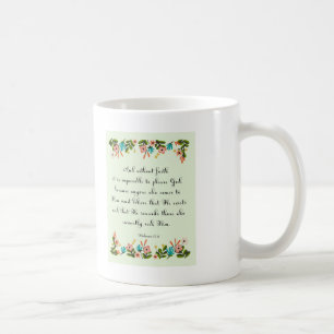Caneca De Café Arte cristã legal - 11:6 dos hebraicos