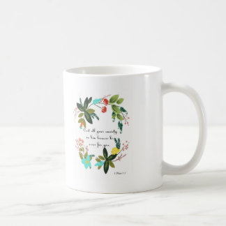 Caneca De Café Arte cristã legal - 1 5:7 de Peter