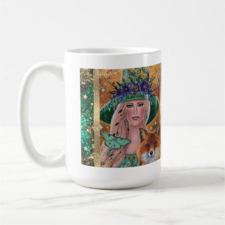 Caneca De Café Arte da bruxa-das-bruxas de Renee Lavoie