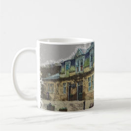 Caneca De Café Arte da Estação Ferroviária de Hebden Bridge