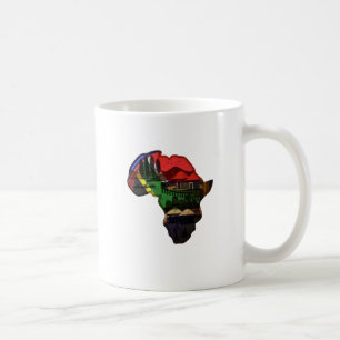 Caneca De Café Arte da Herança Africana - Uma Fusão Cultural
