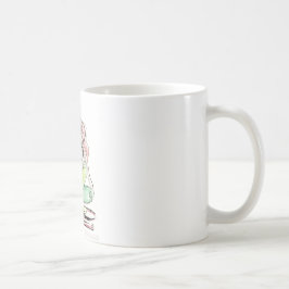 Caneca De Café Arte da ioga - torção espinal