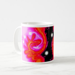 Caneca De Café Arte da lua assustadora