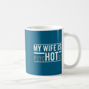 Caneca De Café Arte da minha esposa marido psicótico