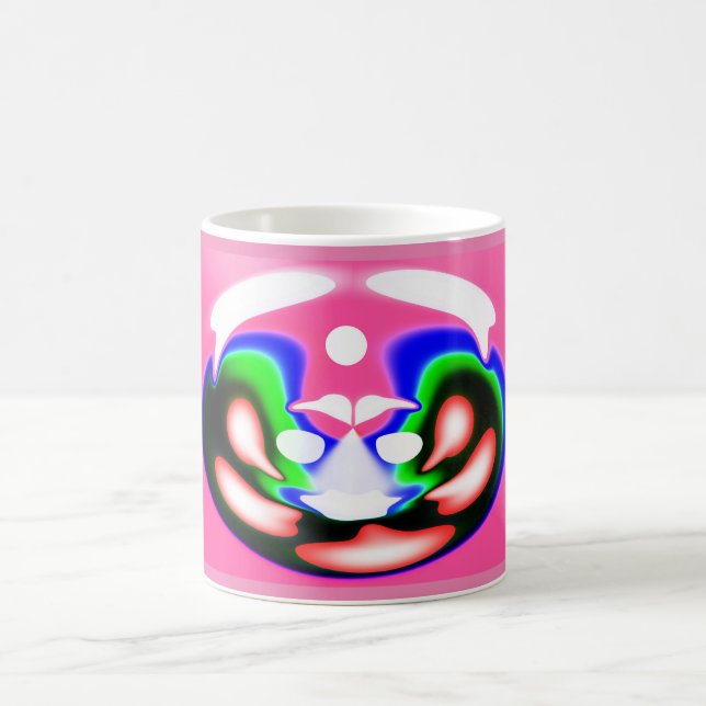 Caneca De Café Arte da mudança (Centro)