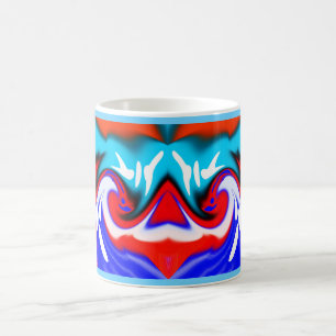 Caneca De Café Arte da onda de calor