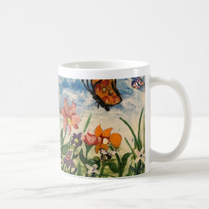 Caneca De Café Arte das crianças bonitas