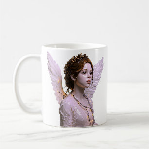 Caneca De Café Arte de Anjo Etéreo