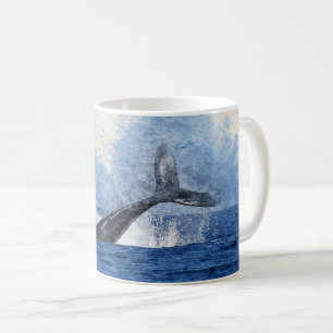Caneca De Café Arte de baleia