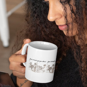 Caneca De Café Arte de banda de jazz jazz não te pega também