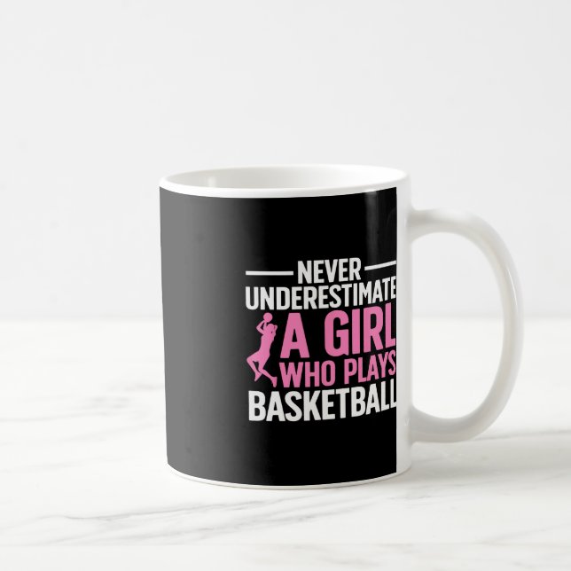 Caneca De Café Arte De Basquete Divertida Para Jovens Jovens Jove (Direita)