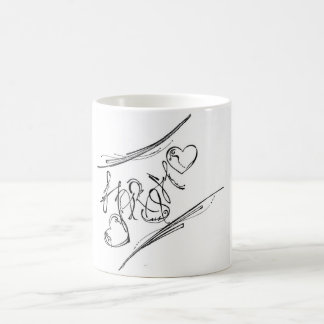 Caneca De Café Arte de caligrafia