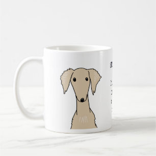 Caneca De Café Arte de Citação de Café Engraçado e Elegante do Cã